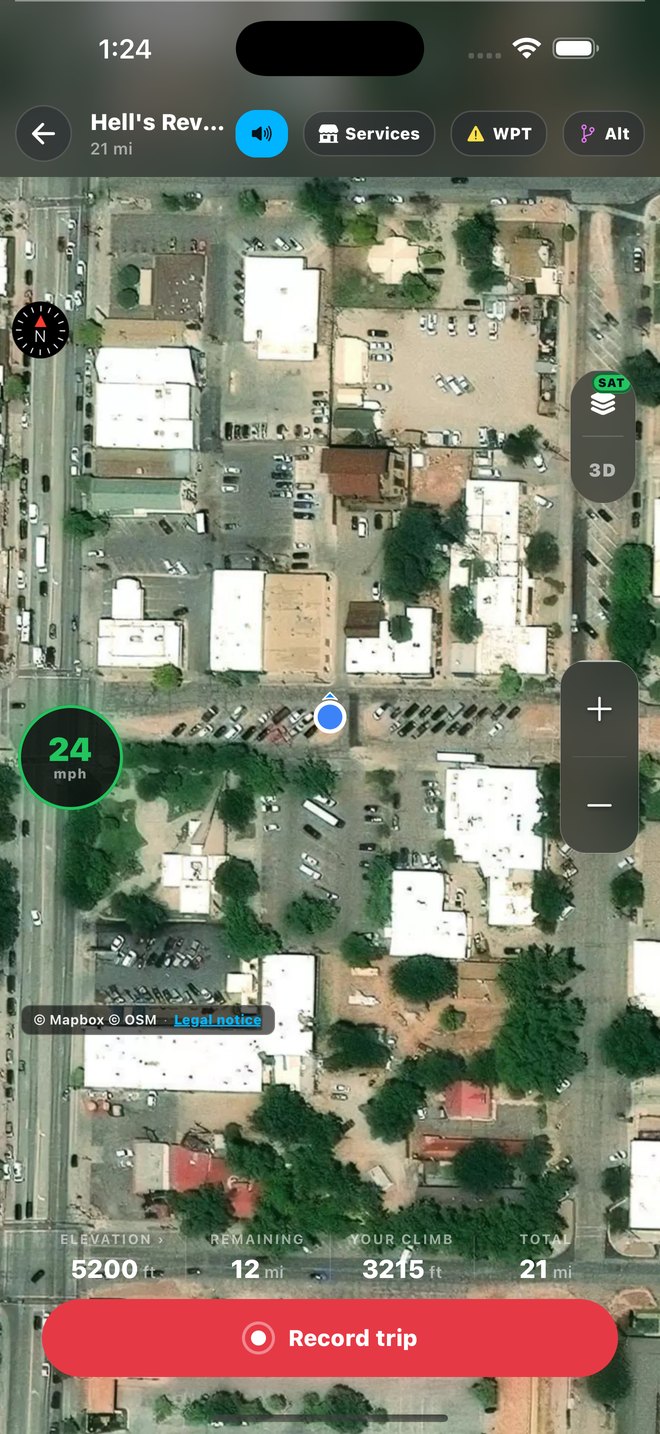 Fly-Through 3D previsualizando la ruta en TriakaMap